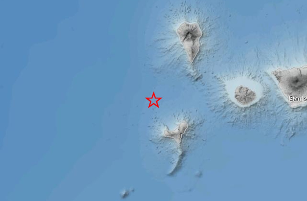 El IGN registra un terremoto de magnitud 2.8 en La Frontera, en El Hierro 