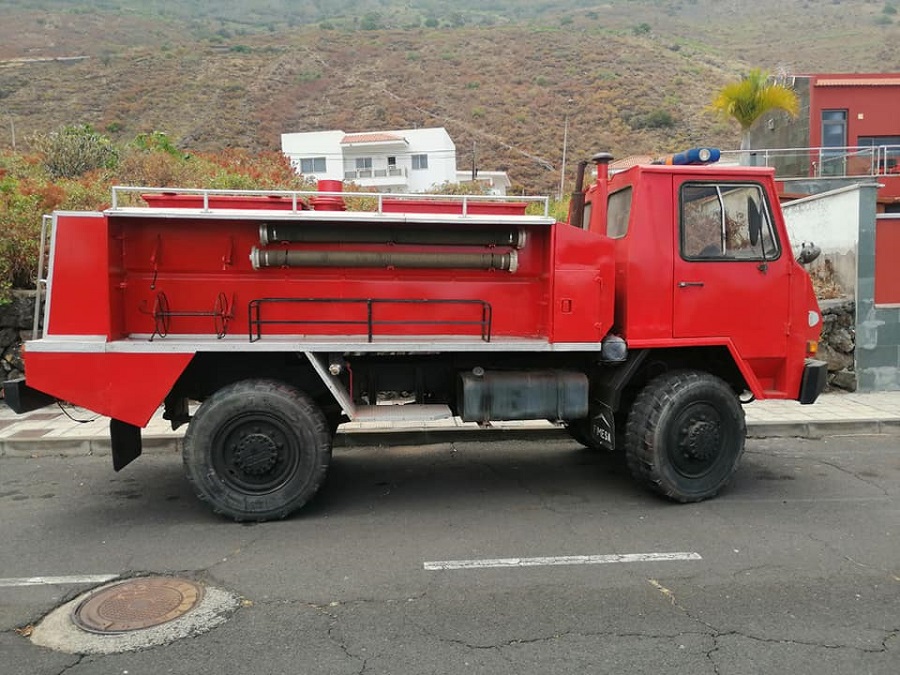 El Cabildo de El Hierro cede una autobomba forestal a Protección Civil Valle de El Golfo